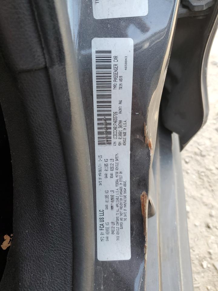 2015 Chrysler 200 Limited VIN: 1C3CCCAB1FN655726 Lot: 91944075