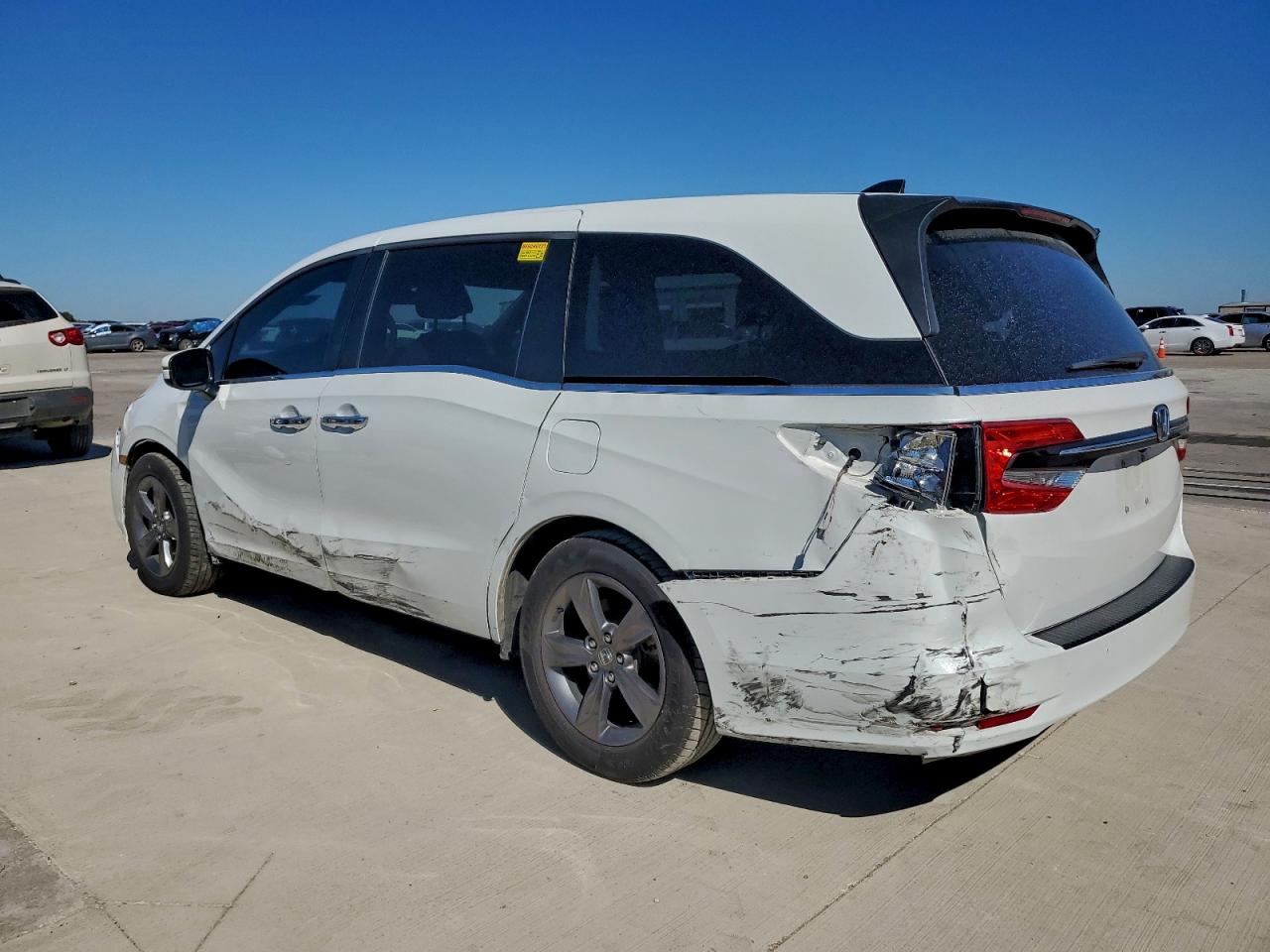 2021 Honda Odyssey Ex white null gas 5FNRL6H50MB022282 photo #3