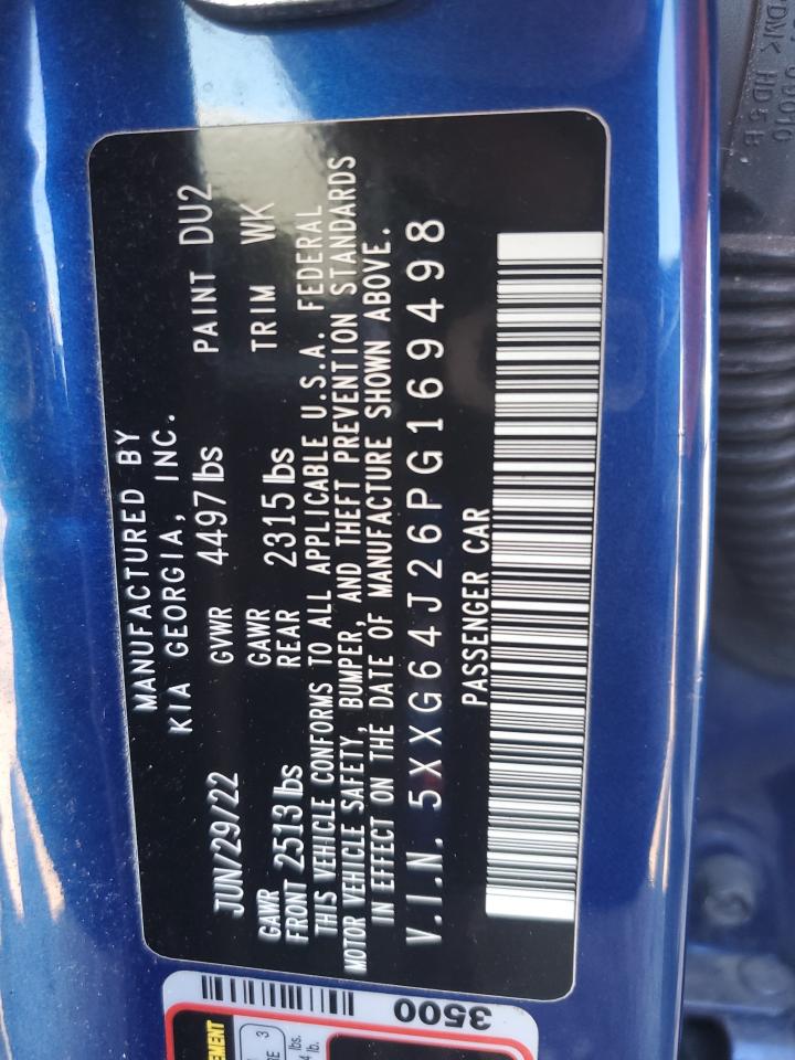 2023 Kia K5 Gt Line VIN: 5XXG64J26PG169498 Lot: 90877655