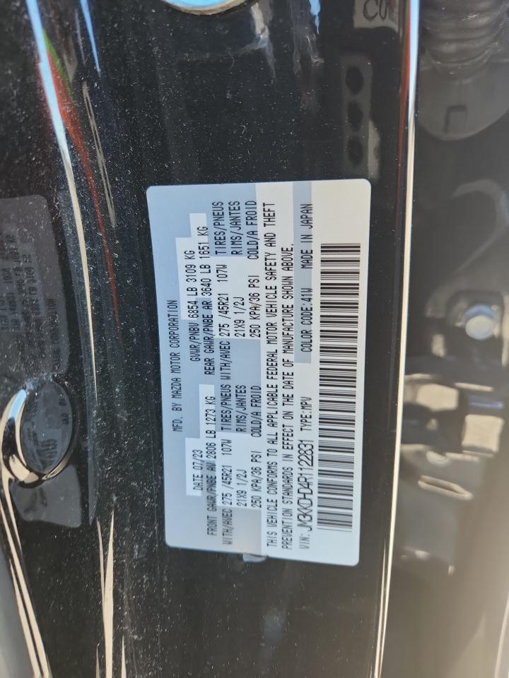 2024 Mazda Cx-90 Premium VIN: JM3KKDHD4R1122831 Lot: 90816245