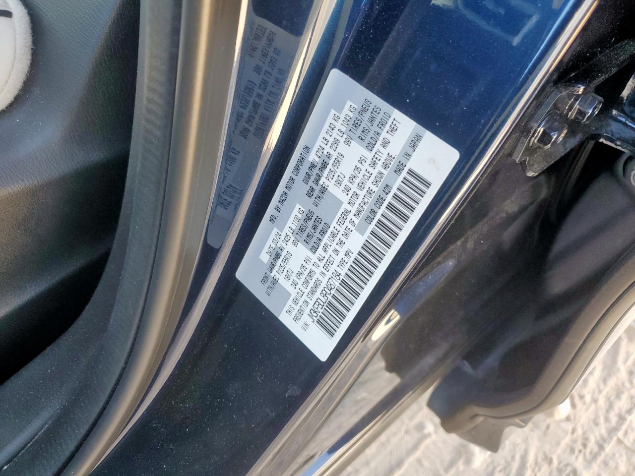 2024 Mazda Cx-5 Premium VIN: JM3KFBDL8R0487184 Lot: 92126695