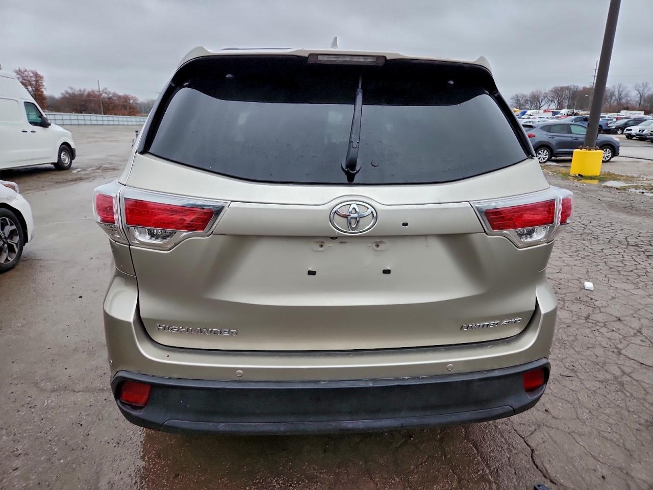 2016 Toyota Highlander Limited VIN: 5TDDKRFH9GS319854 Lot: 93598185