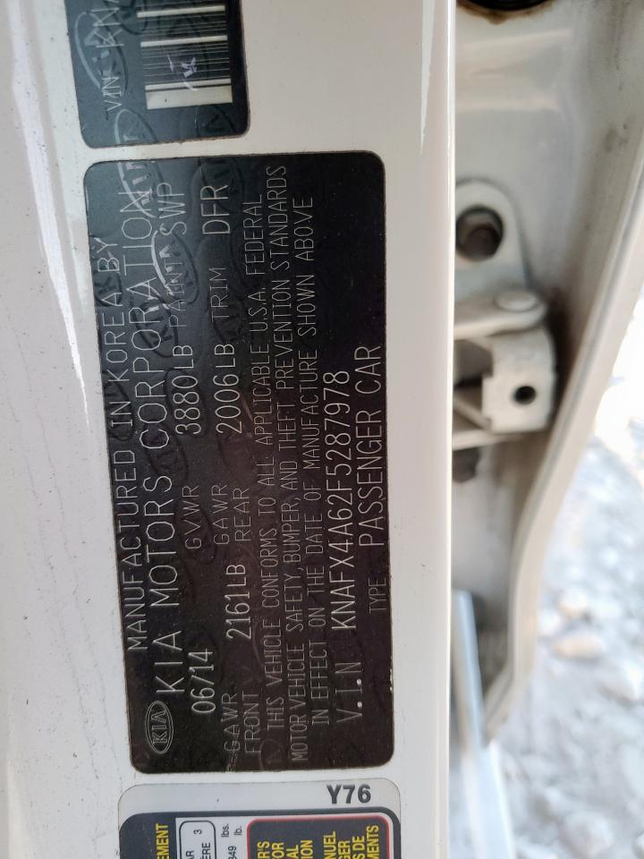 2015 Kia Forte Lx VIN: KNAFX4A62F5287978 Lot: 91412525