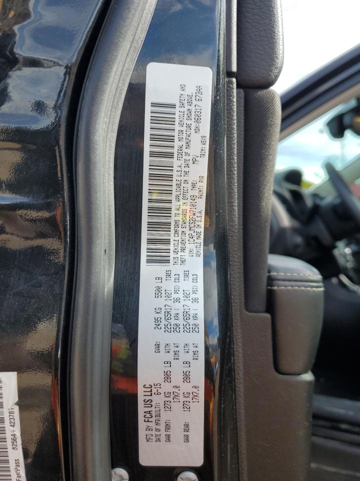 2015 Jeep Cherokee Latitude VIN: 1C4PJMCS2FW710149 Lot: 91930135