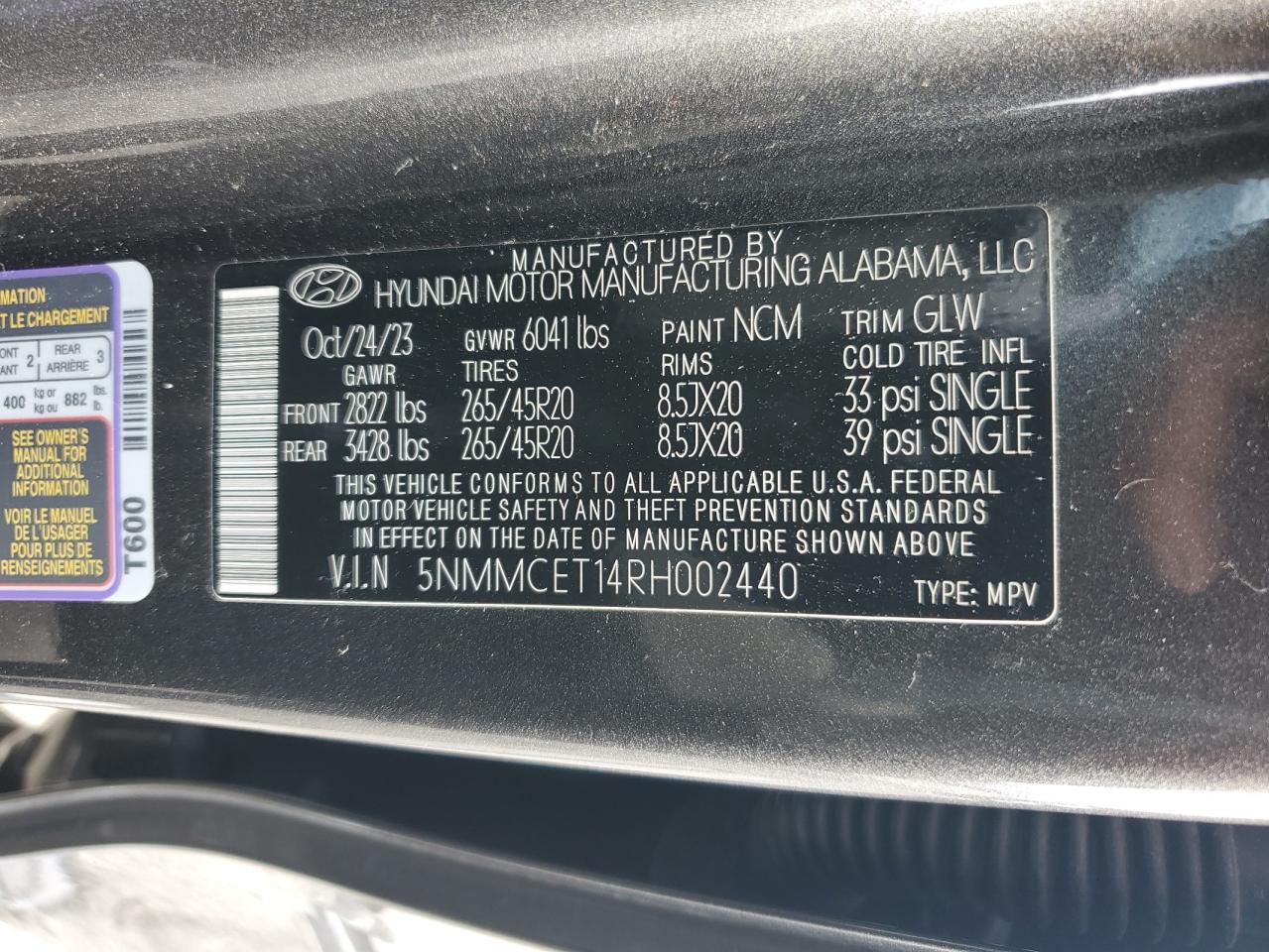 2024 Genesis Gv70 Advanced VIN: 5NMMCET14RH002440 Lot: 93359605