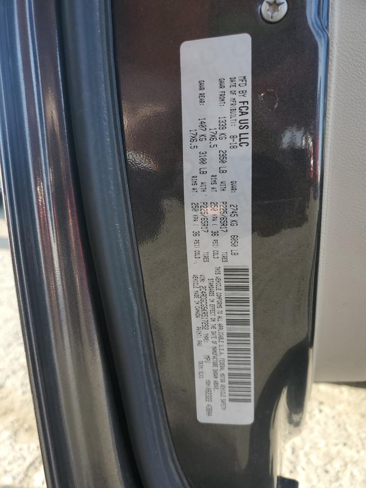 2019 Dodge Grand Caravan Sxt VIN: 2C4RDGCG5KR517252 Lot: 91609425