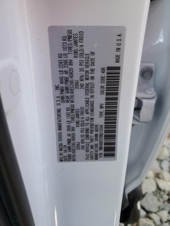 2024 Mazda Cx-50 Premium VIN: 7MMVABDY2RN215569 Lot: 91370975