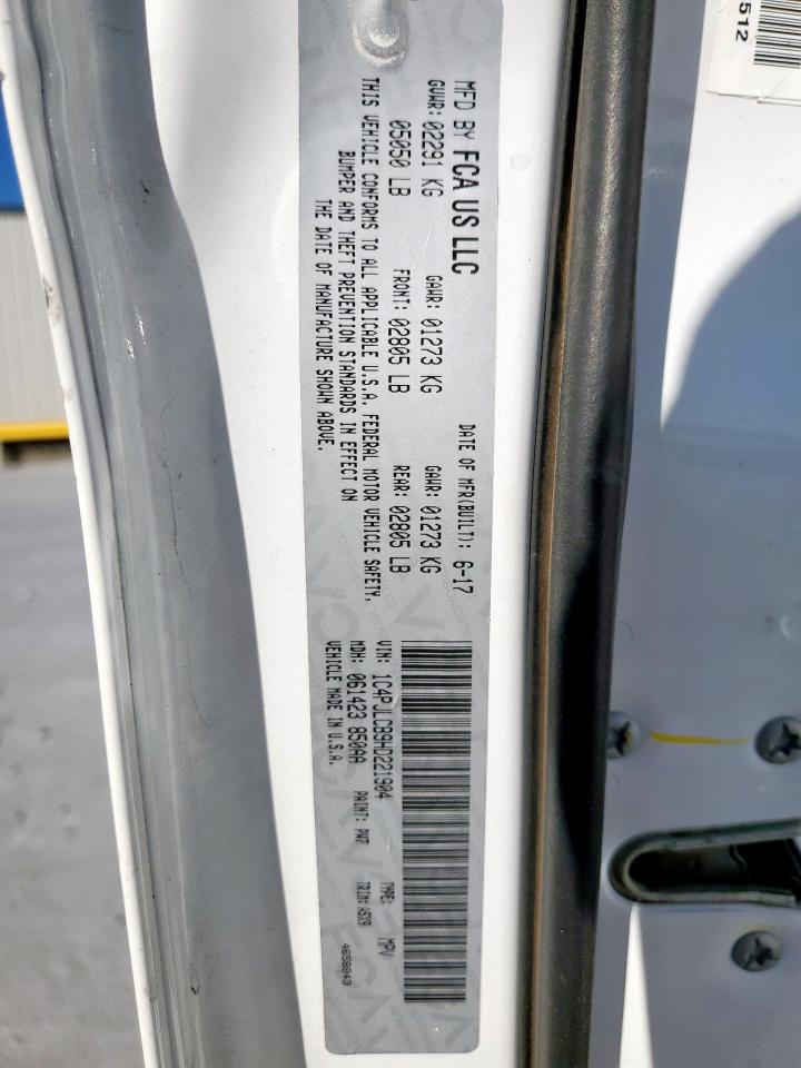 2017 Jeep Cherokee Latitude VIN: 1C4PJLCB9HD221904 Lot: 91264565