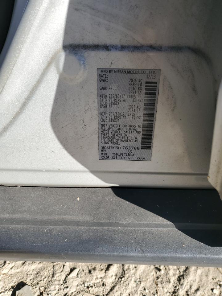 2014 Nissan Rogue S VIN: 5N1AT2MT5EC763788 Lot: 93140795