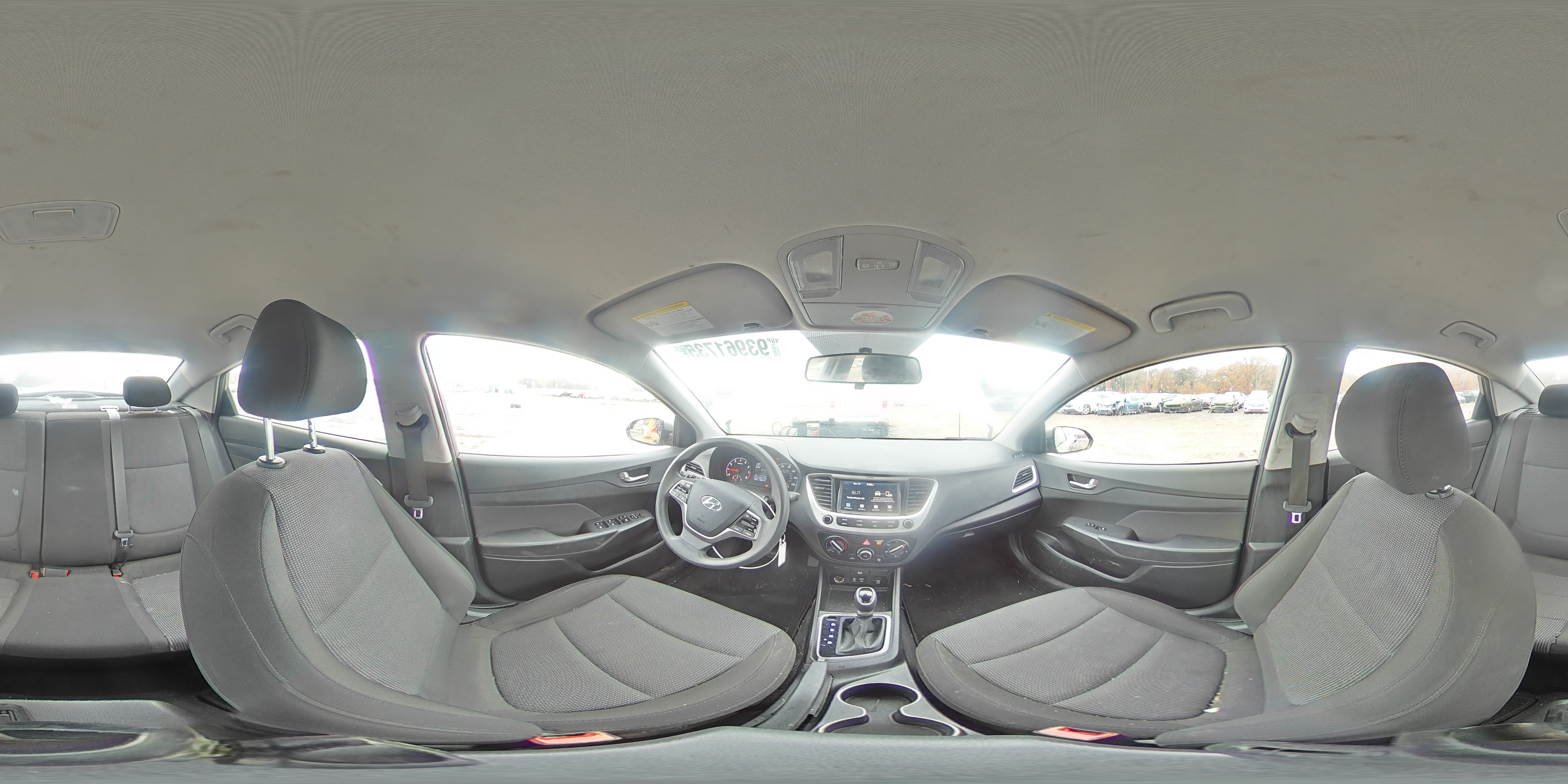 2022 Hyundai Accent Se VIN: 3KPC24A61NE189922 Lot: 93961735