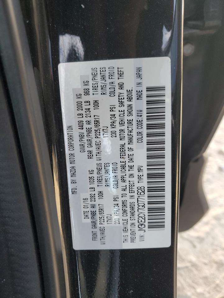 2016 Mazda Cx-5 Touring VIN: JM3KE2CY7G0771628 Lot: 91639585