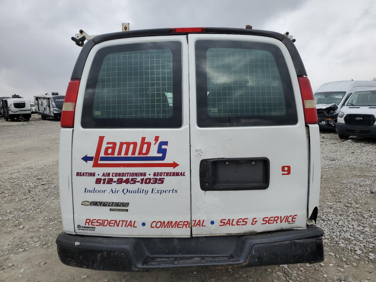 2014 Chevrolet Express 2500 Delivery Van VIN: 1GCWGGFA8E1145528 Lot: 91783935