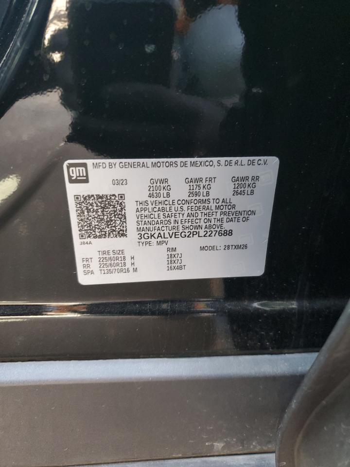 2023 GMC Terrain Slt VIN: 3GKALVEG2PL227688 Lot: 92104145