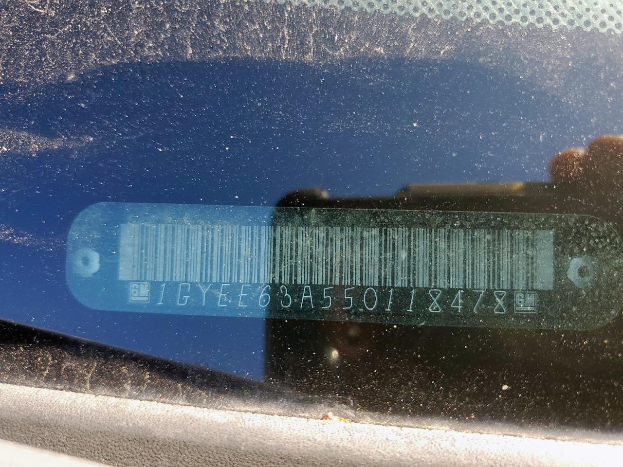 2005 Cadillac Srx VIN: 1GYEE63A550118478 Lot: 91800505