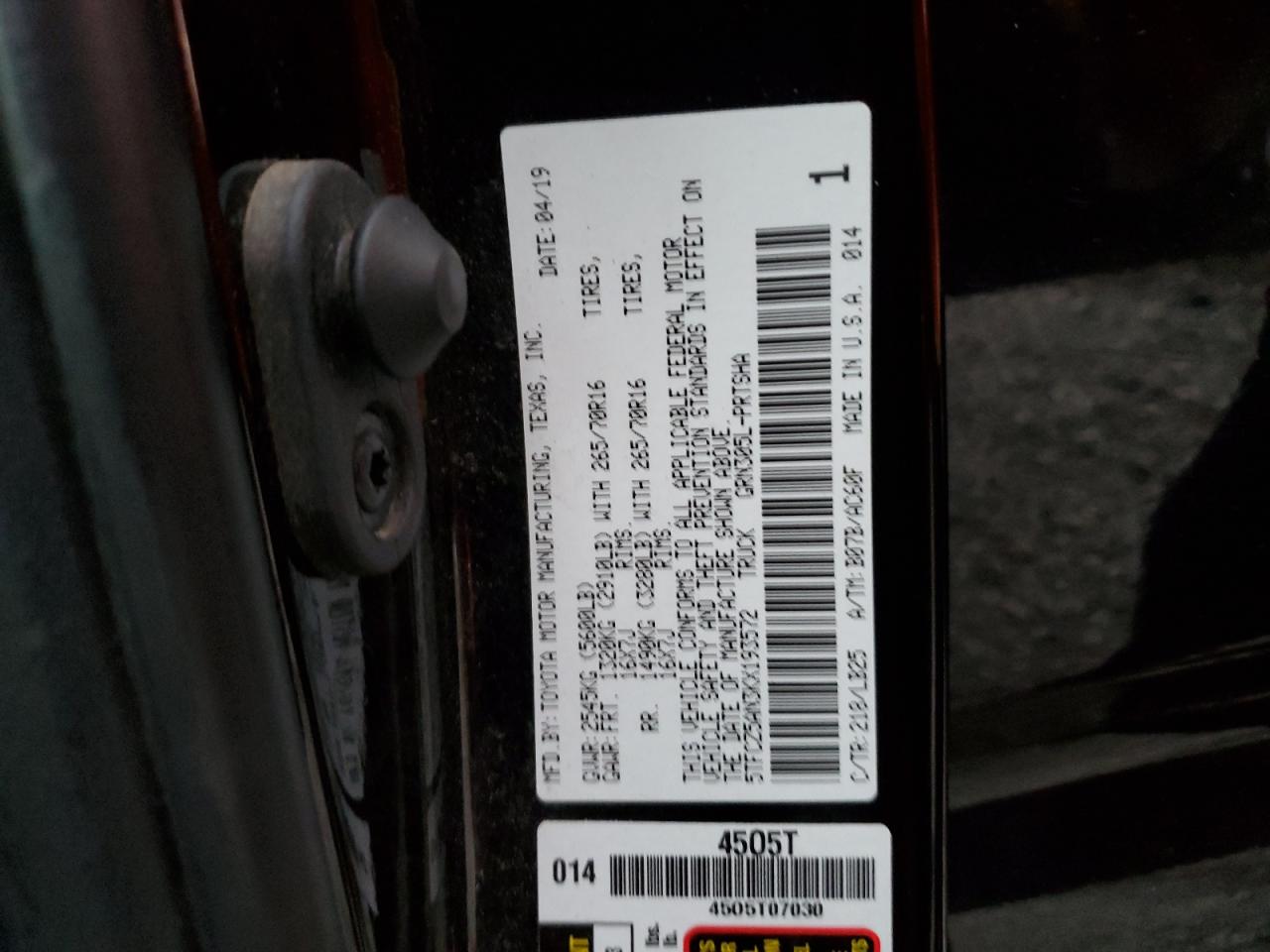 2019 Toyota Tacoma Double Cab VIN: 5TFCZ5AN3KX193572 Lot: 93041855