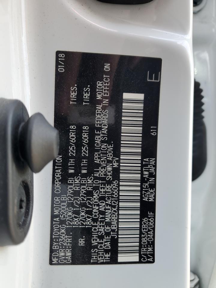 2018 Lexus Nx 300 Base VIN: JTJBARBZXJ2166096 Lot: 91012355