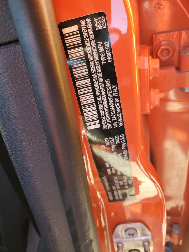 2016 Jeep Renegade Sport VIN: ZACCJAAW0GPE32806 Lot: 91623365