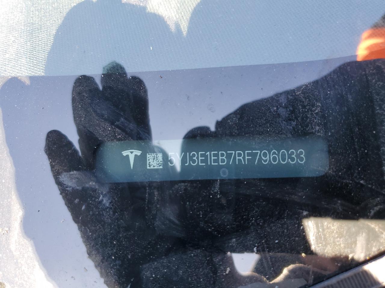 2024 Tesla Model 3 VIN: 5YJ3E1EB7RF796033 Lot: 90671645