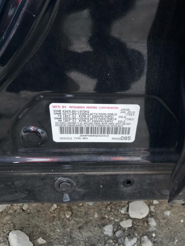 2016 Mitsubishi Outlander Sport Sel VIN: JA4AP4AW5GZ024319 Lot: 92591735