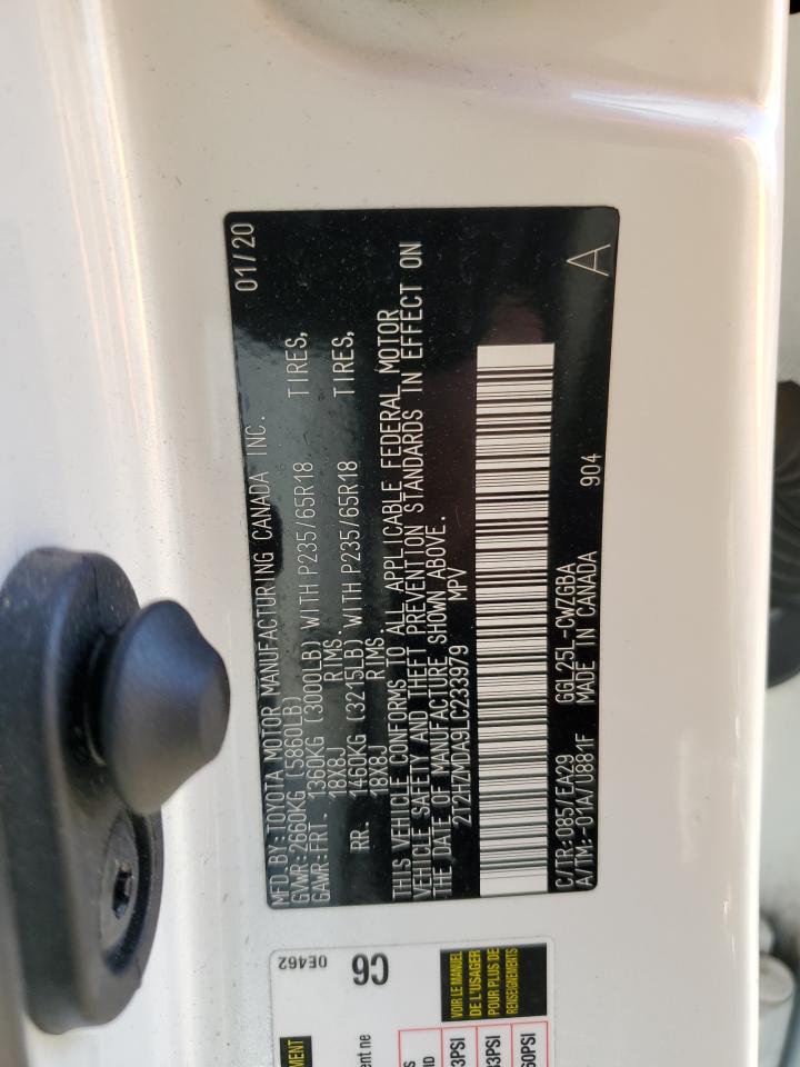 2020 Lexus Rx 350 VIN: 2T2HZMDA9LC233979 Lot: 92831325