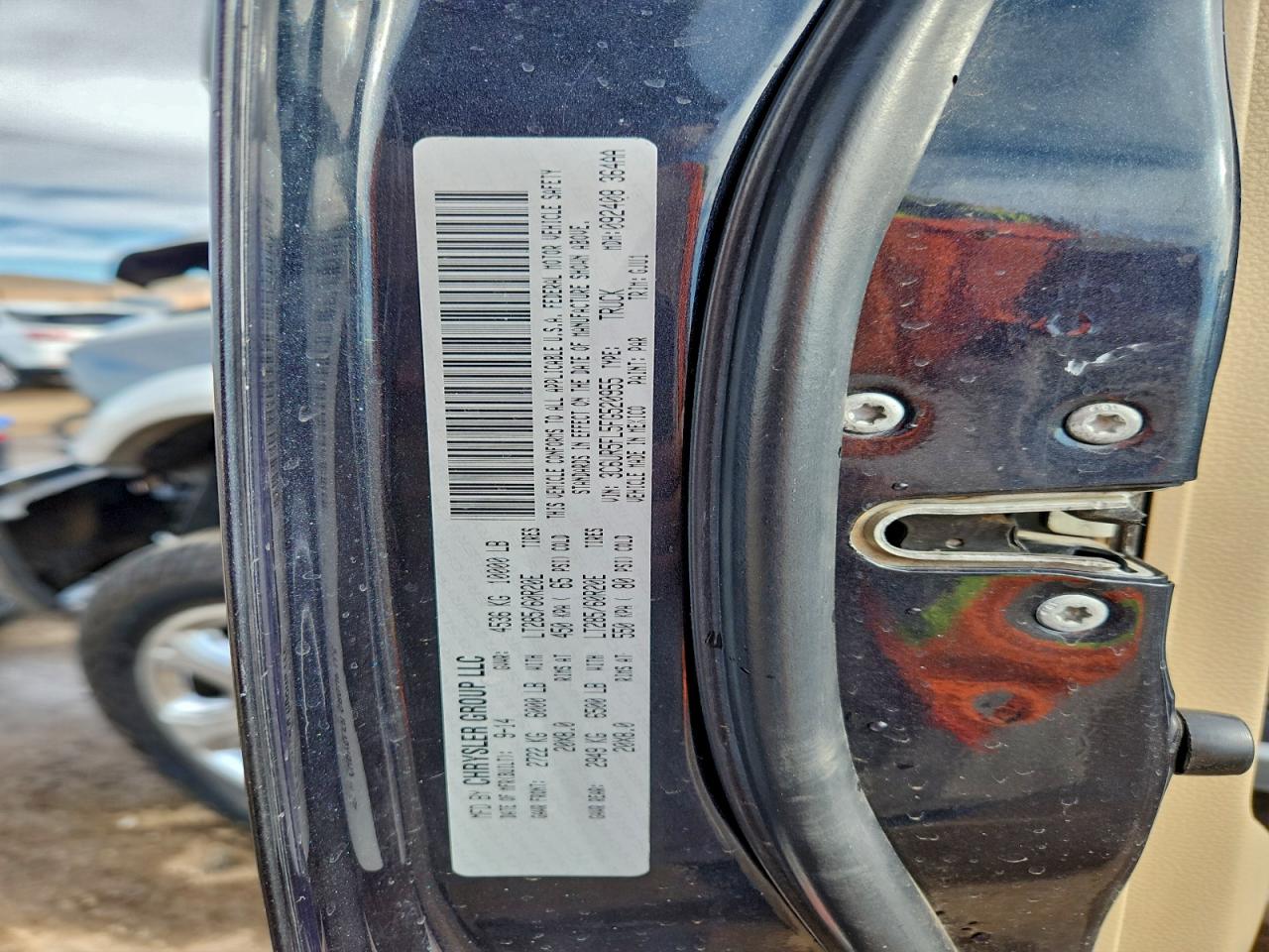 2015 Ram 2500 Laramie VIN: 3C6UR5FL5FG520955 Lot: 93686285