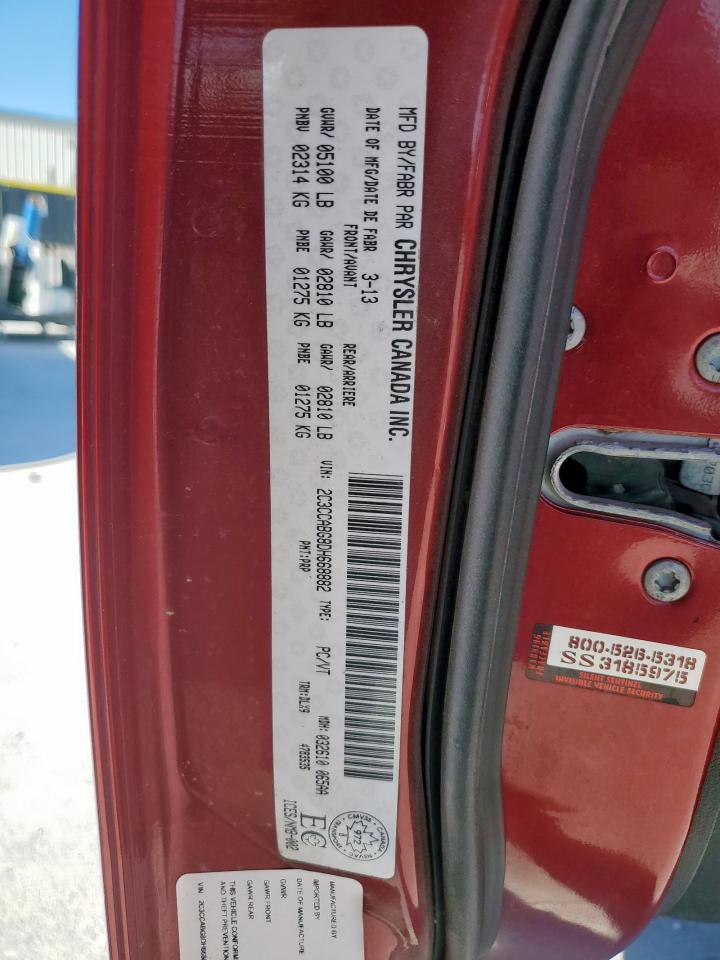 2013 Chrysler 300 S VIN: 2C3CCABG8DH668882 Lot: 92454065