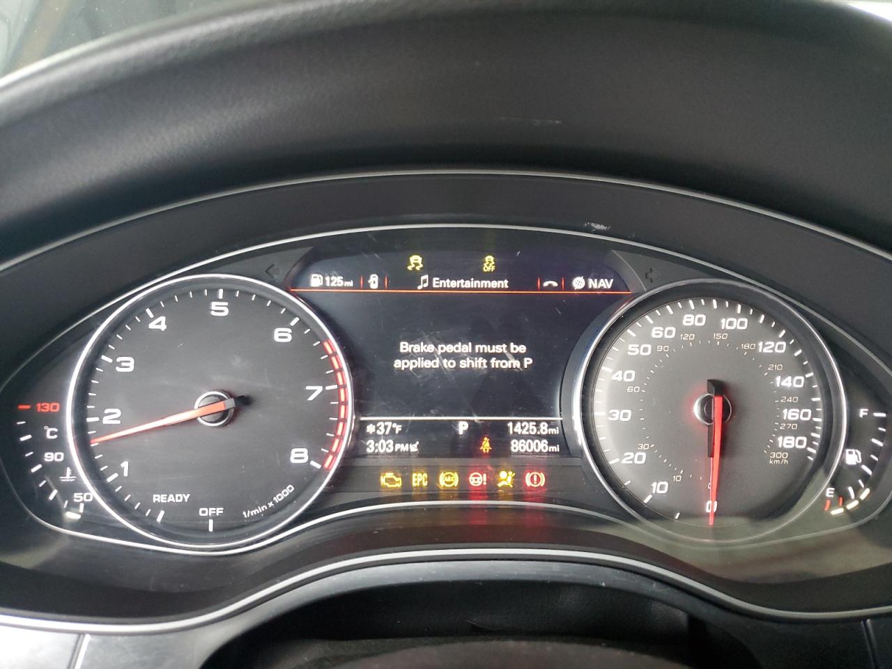 2017 Audi A7 Quattro Progressiv/Technik S Line VIN: WAU32AFC0HN011879 Lot: 92109695