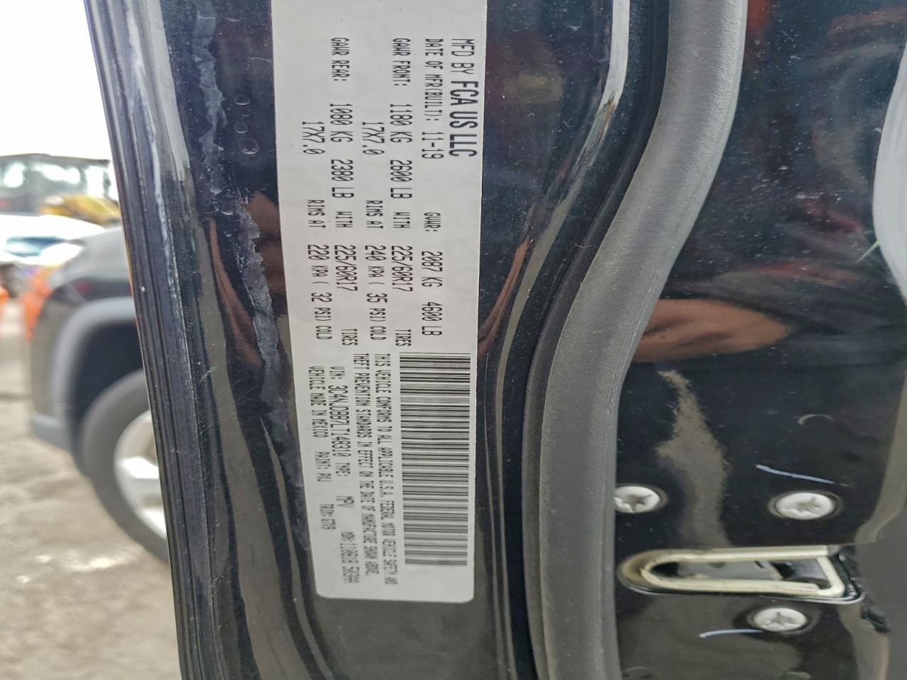 2020 Jeep Compass Latitude VIN: 3C4NJDBB7LT148310 Lot: 94409275