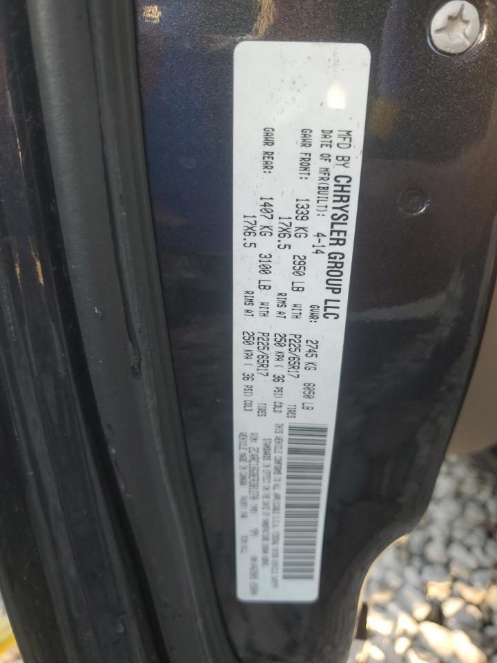 2014 Chrysler Town & Country Touring VIN: 2C4RC1BG8ER381270 Lot: 92830945