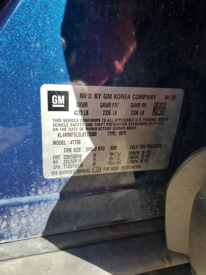 2020 Buick Encore Gx Essence VIN: KL4MMFSL5LB122680 Lot: 91196915