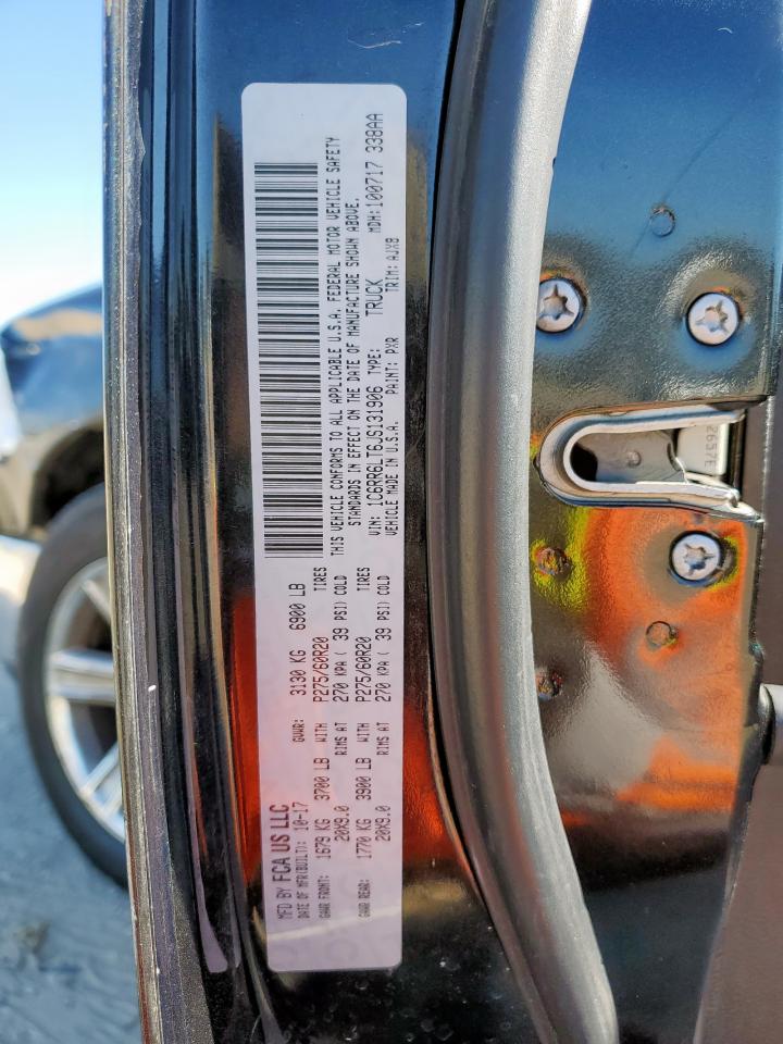 2018 Ram 1500 Slt VIN: 1C6RR6LT6JS131906 Lot: 92165455