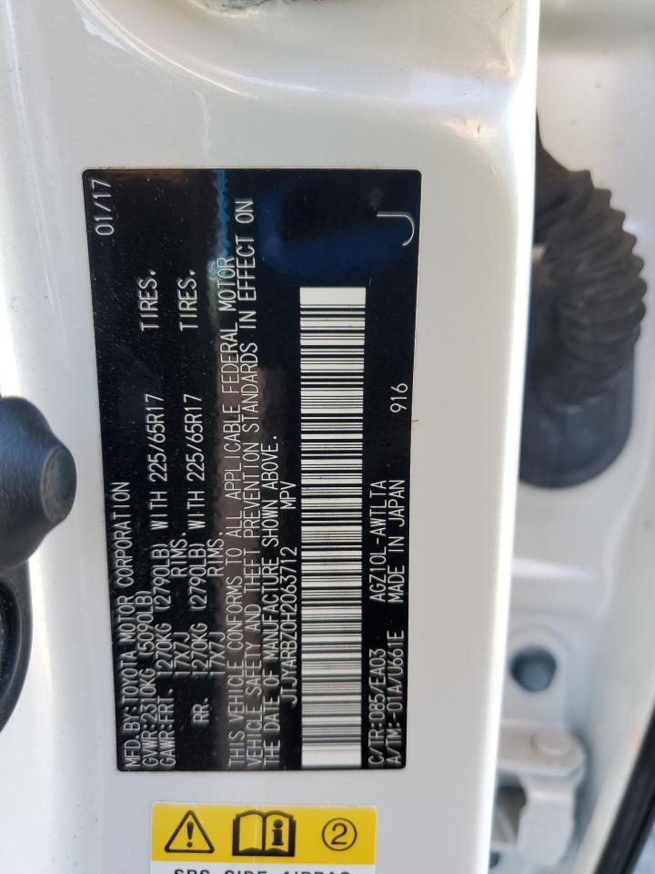 2017 Lexus Nx 200T Base VIN: JTJYARBZ0H2063712 Lot: 91290825