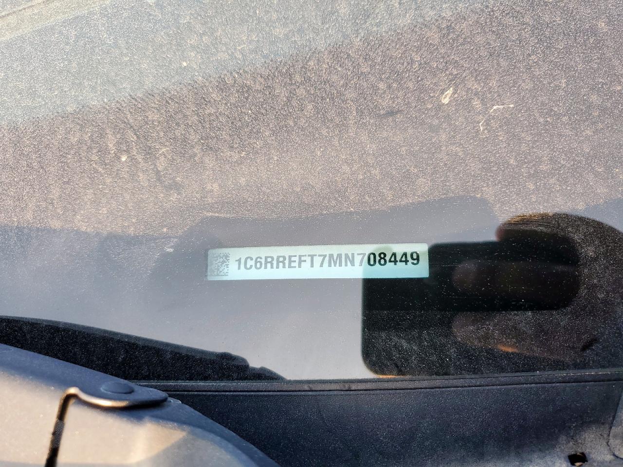 2021 Ram 1500 Big Horn/Lone Star VIN: 1C6RREFT7MN708449 Lot: 91738965