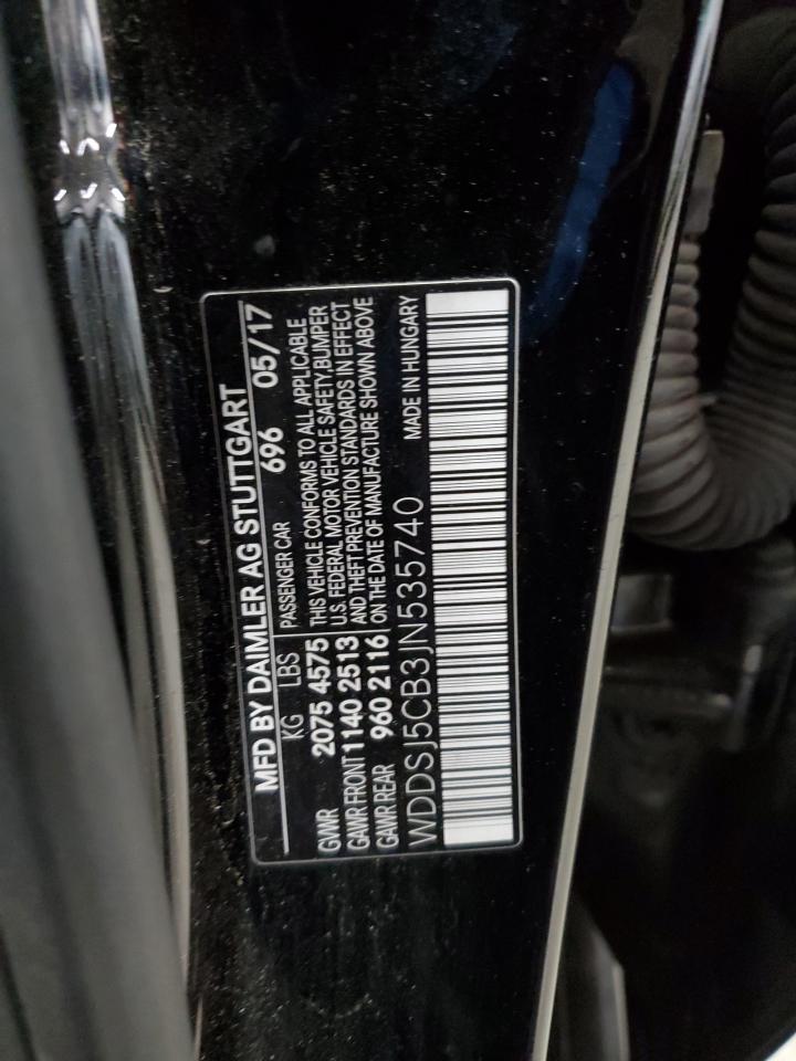 2018 Mercedes-Benz Cla 45 Amg VIN: WDDSJ5CB3JN535740 Lot: 92035225