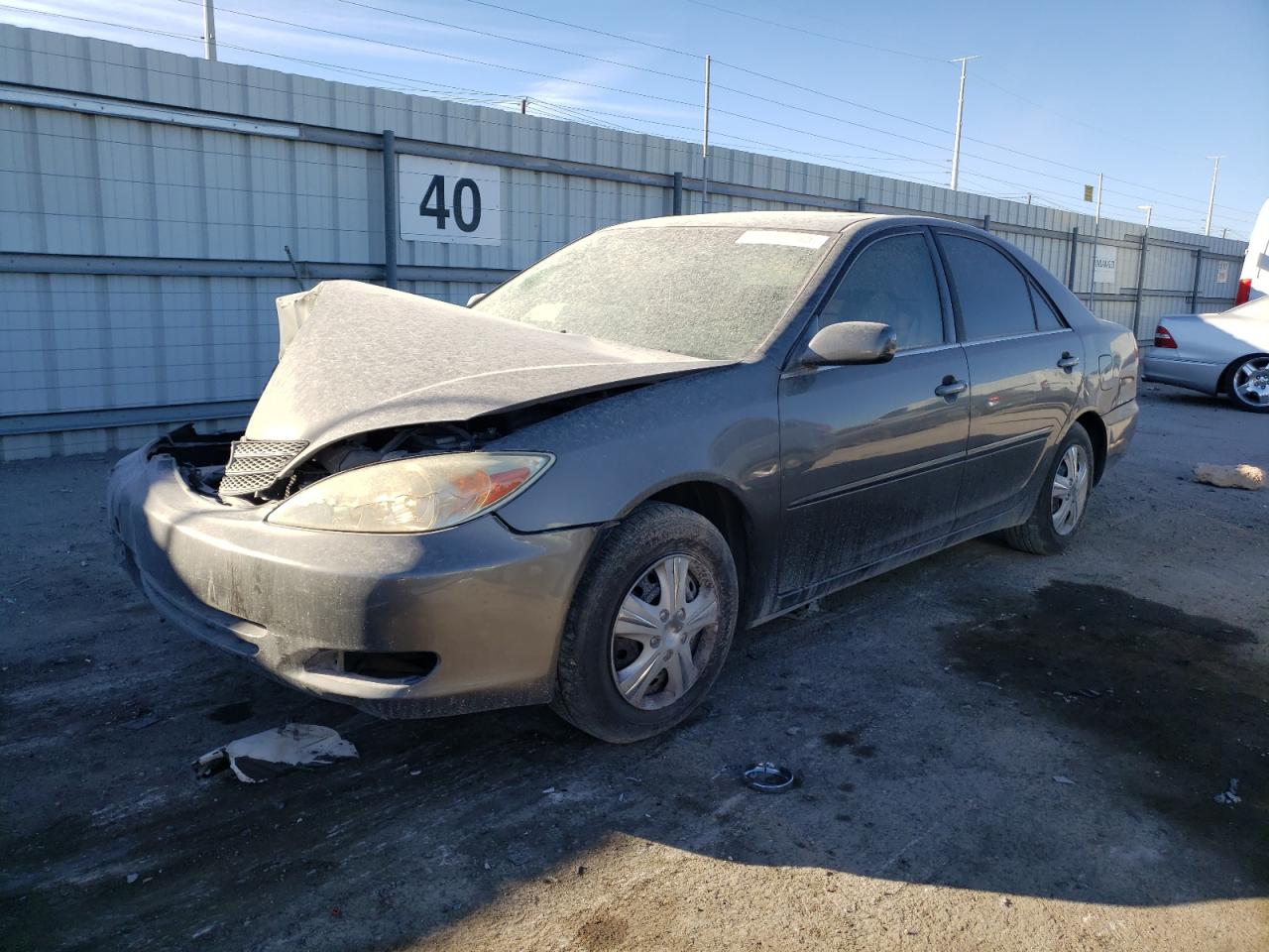 2002 Toyota Camry Le grey sedan gasoline JTDBE32K920099639 photo #1
