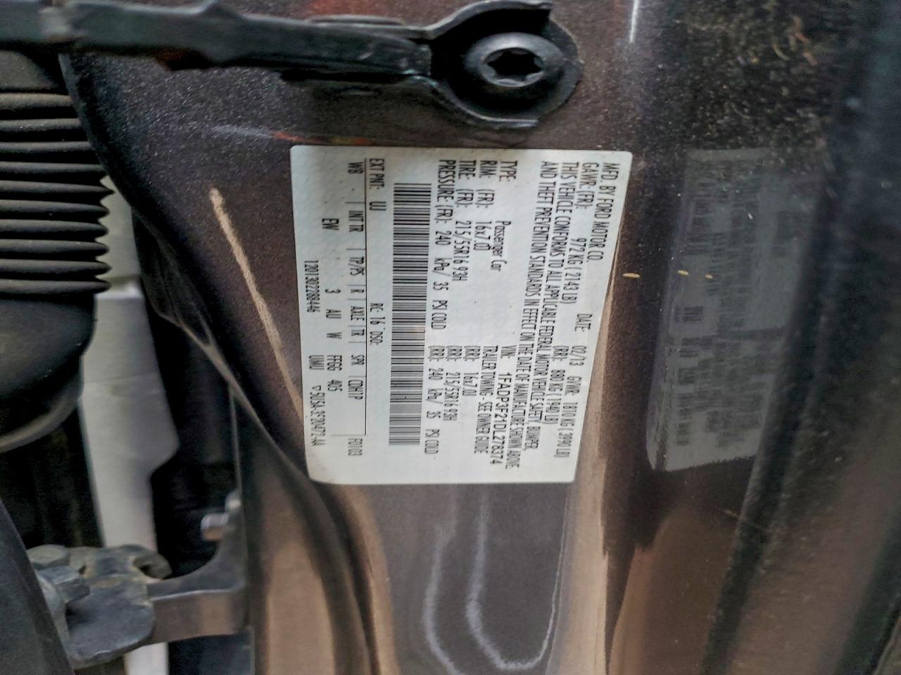 2013 Ford Focus Se VIN: 1FADP3F21DL278374 Lot: 94474935