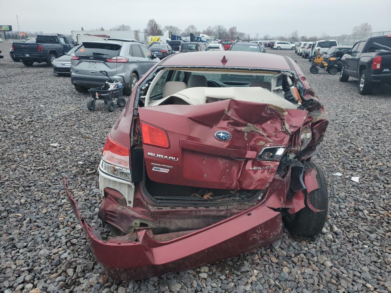 2014 Subaru Legacy 2.5I Premium VIN: 4S3BMCD67E3009667 Lot: 93411815