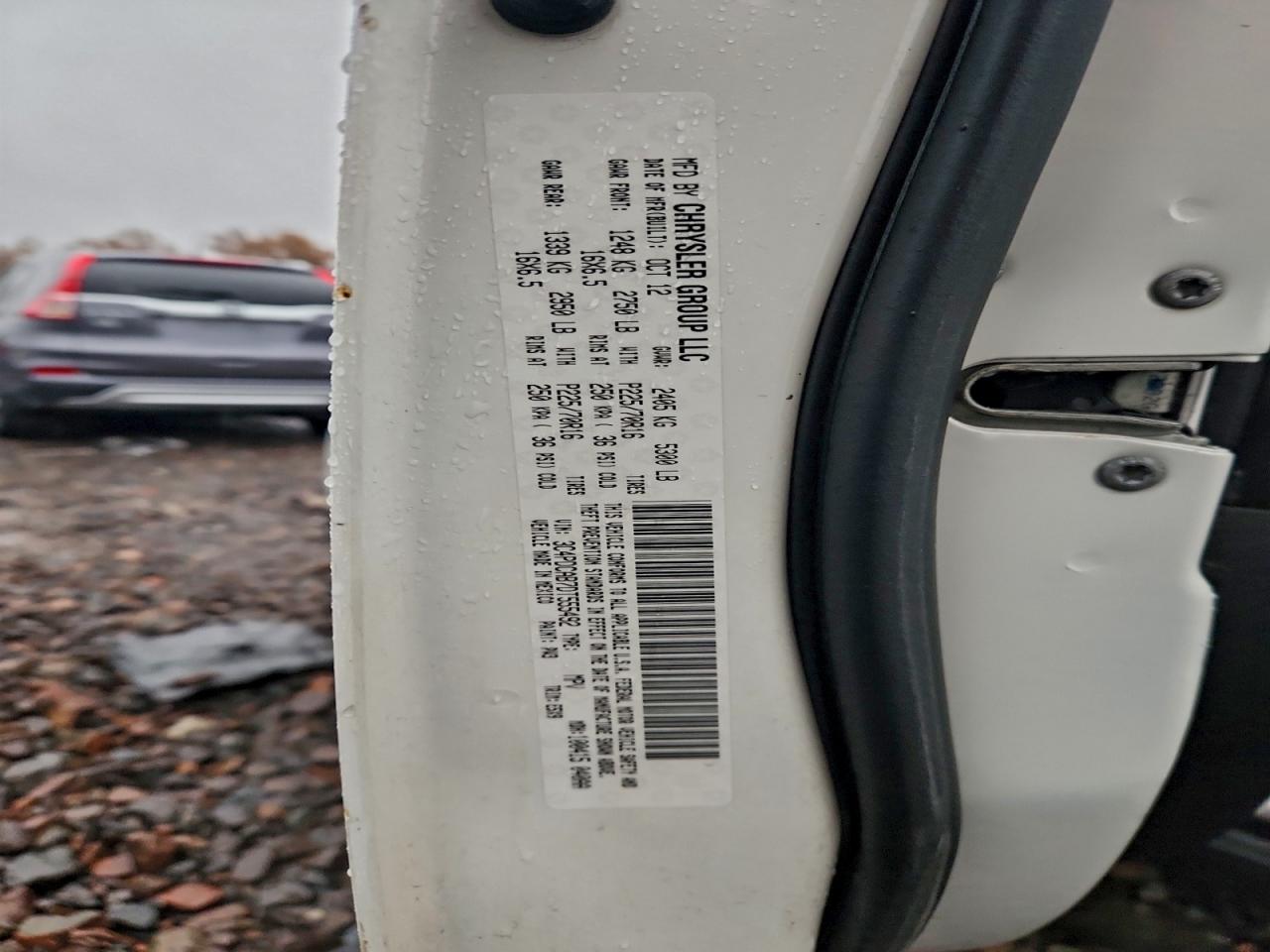 2013 Dodge Journey Se VIN: 3C4PDCAB7DT555492 Lot: 93747695