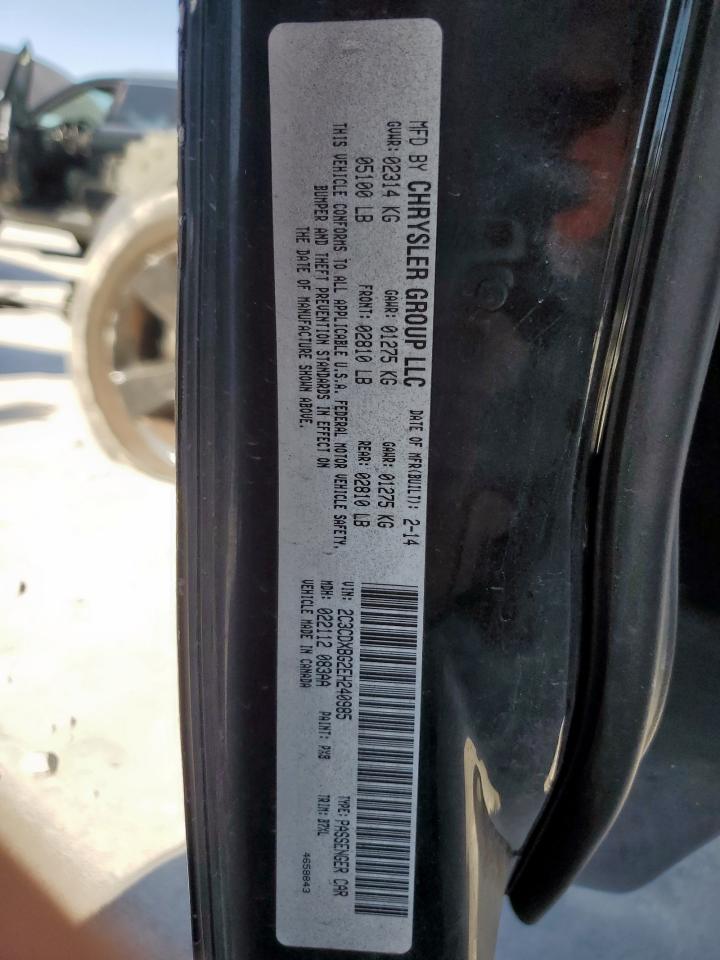 2014 Dodge Charger Se VIN: 2C3CDXBG2EH240985 Lot: 92067515