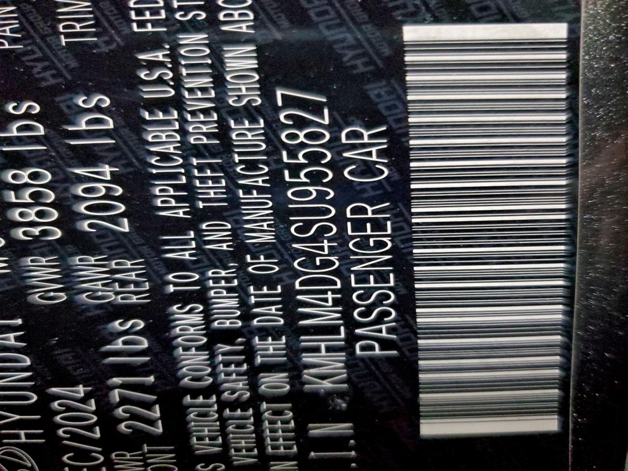 2025 Hyundai Elantra Sel Sport VIN: KMHLM4DG4SU955827 Lot: 95075885