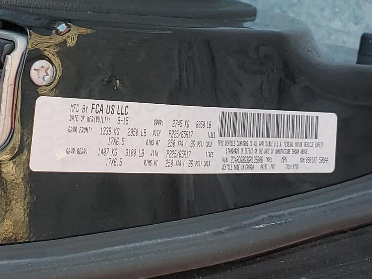 2016 Dodge Grand Caravan Se VIN: 2C4RDGBG3GR125606 Lot: 92570405