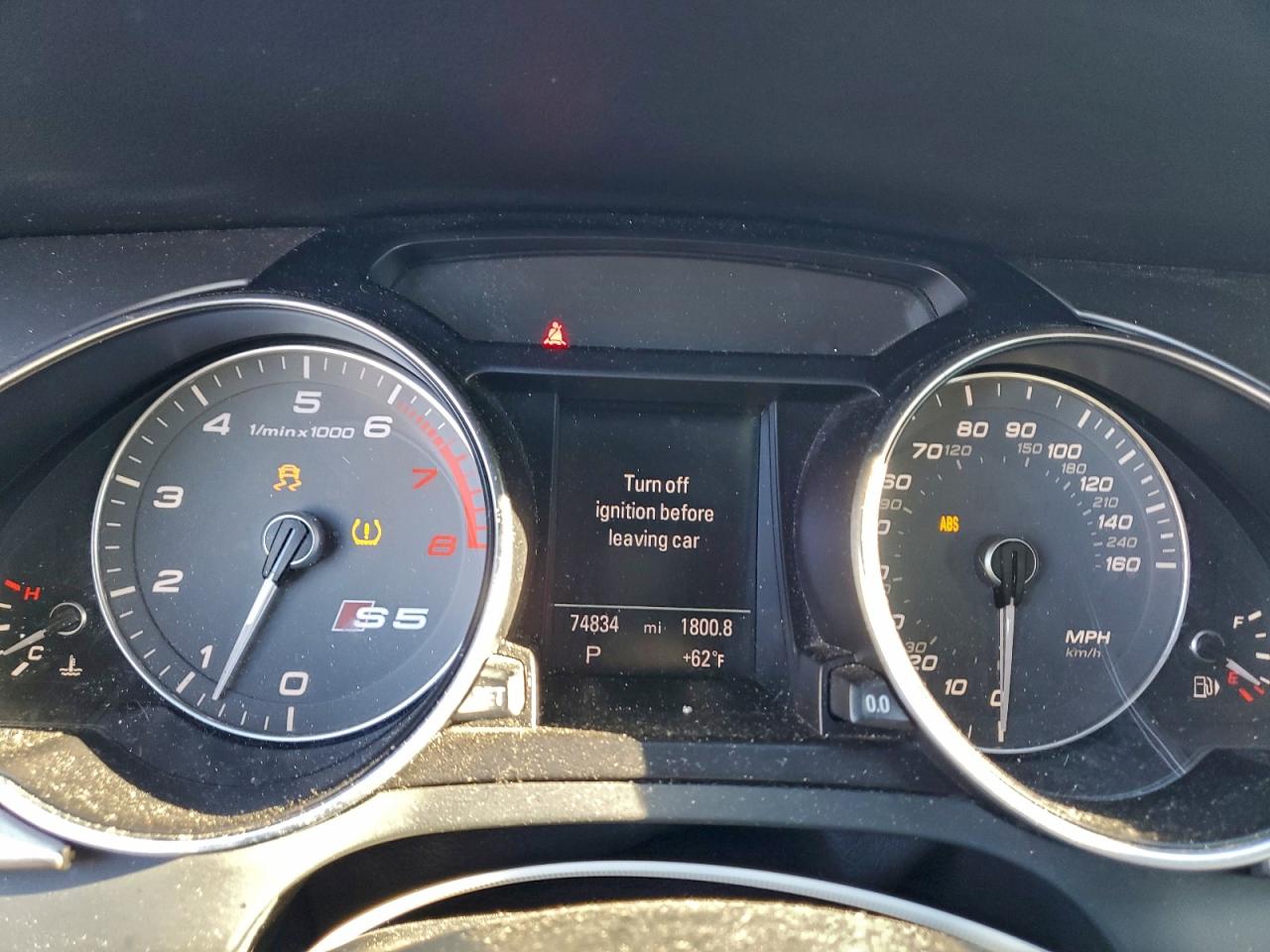 2013 Audi S5 Premium Plus VIN: WAUCGAFR7DA032087 Lot: 91304775