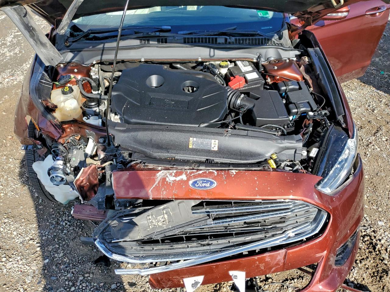 2016 Ford Fusion Titanium VIN: 3FA6P0K9XGR370177 Lot: 93902035