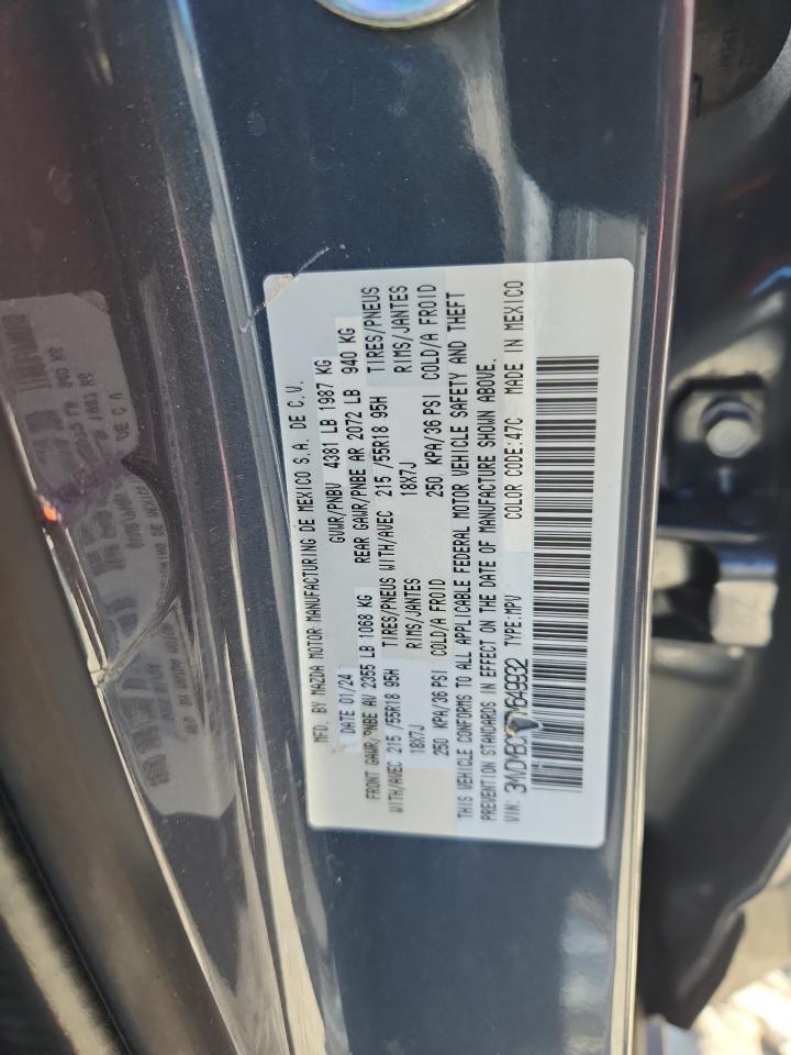 2024 Mazda Cx-30 Preferred VIN: 3MVDMBCM3RM649932 Lot: 92664335