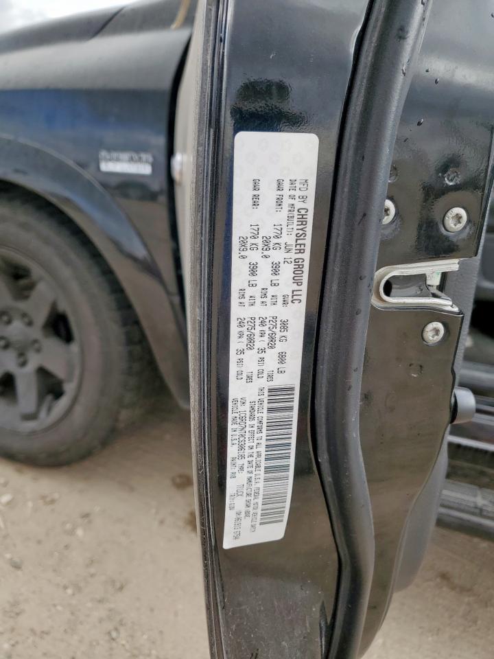 2012 Dodge Ram 1500 Laramie VIN: 1C6RD7NT0CS306185 Lot: 93081355