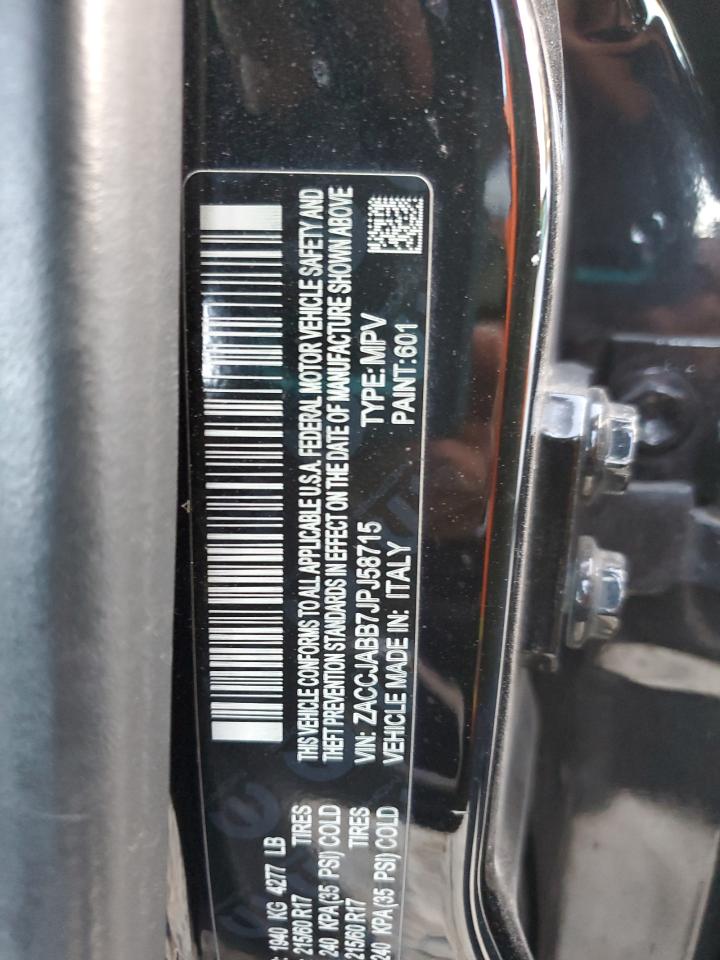 2018 Jeep Renegade Latitude VIN: ZACCJABB7JPJ58715 Lot: 92613285