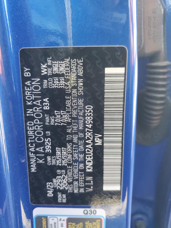 2024 Kia Seltos S VIN: KNDEU2AA2R7498350 Lot: 92563765