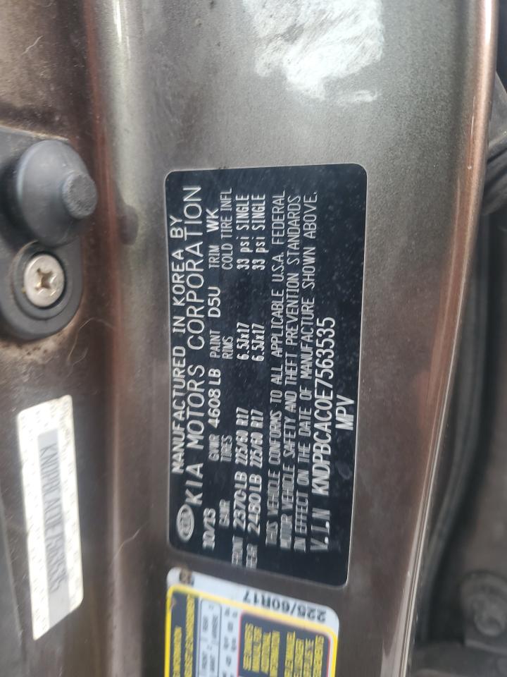 2014 Kia Sportage Lx VIN: KNDPBCAC0E7563535 Lot: 93388635