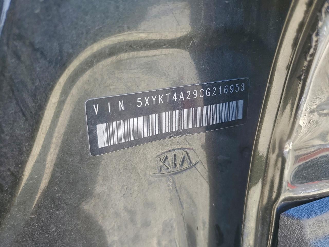 2012 Kia Sorento Base VIN: 5XYKT4A29CG216953 Lot: 94445835