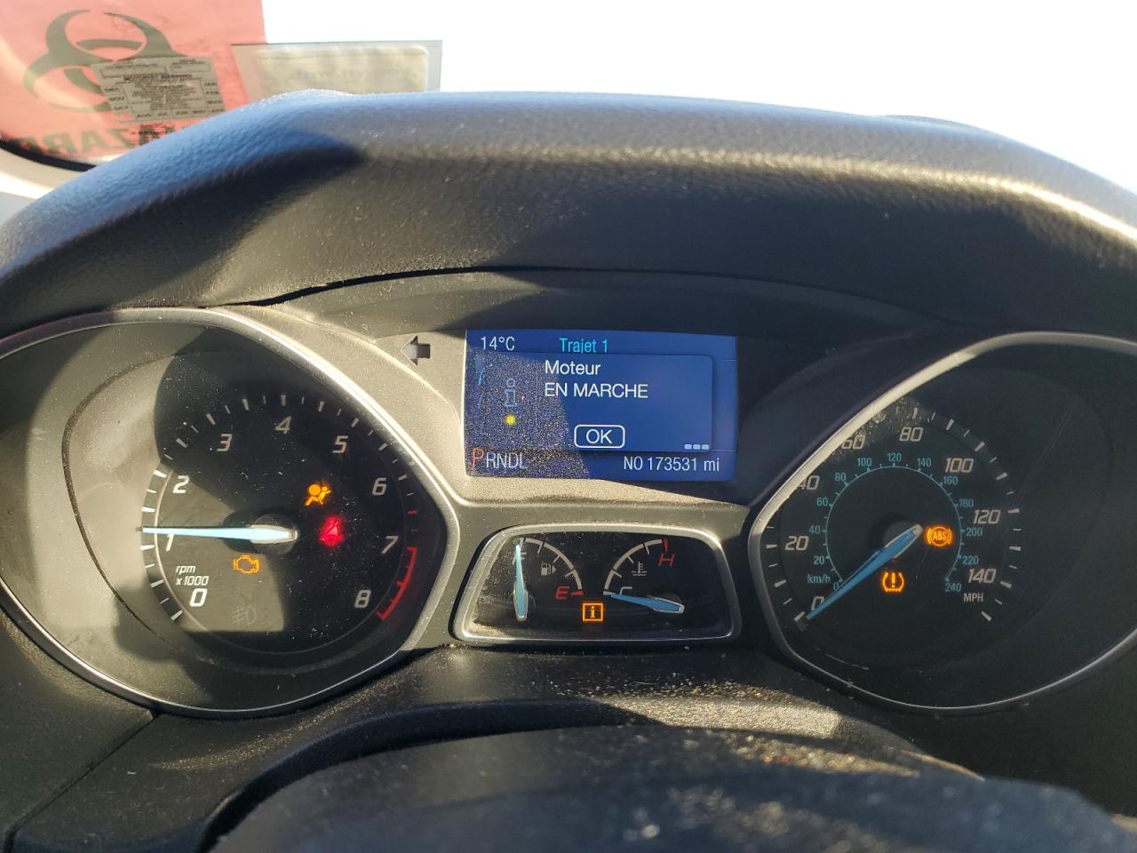 2014 Ford Focus Se VIN: 1FADP3F29EL285221 Lot: 92234415